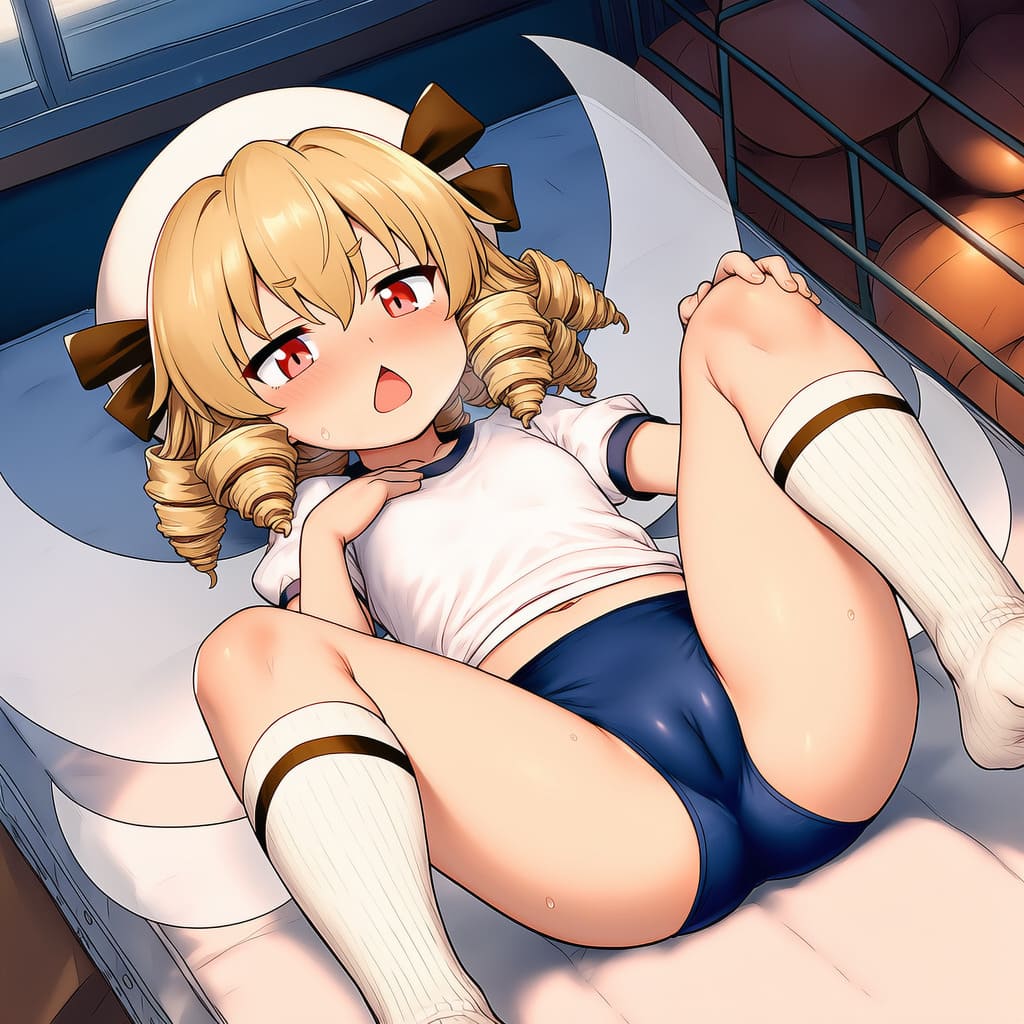 ルナチャイルドのブルマを履いたエッチなイラスト