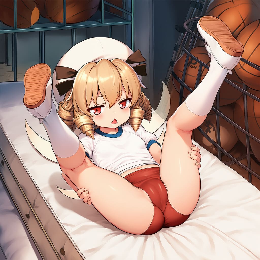 ルナチャイルドのブルマを履いたエッチなイラスト