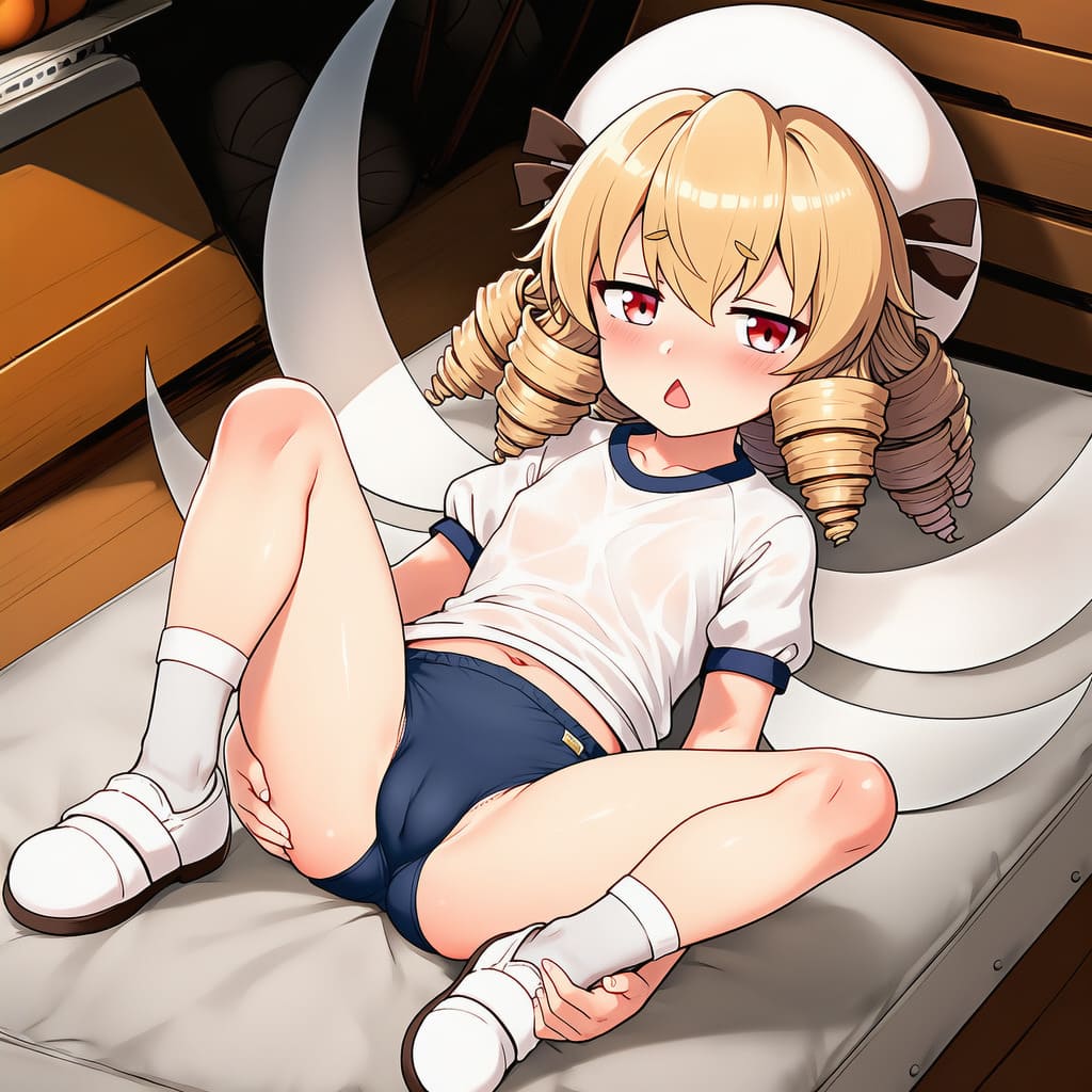 ルナチャイルドのブルマを履いたエッチなイラスト