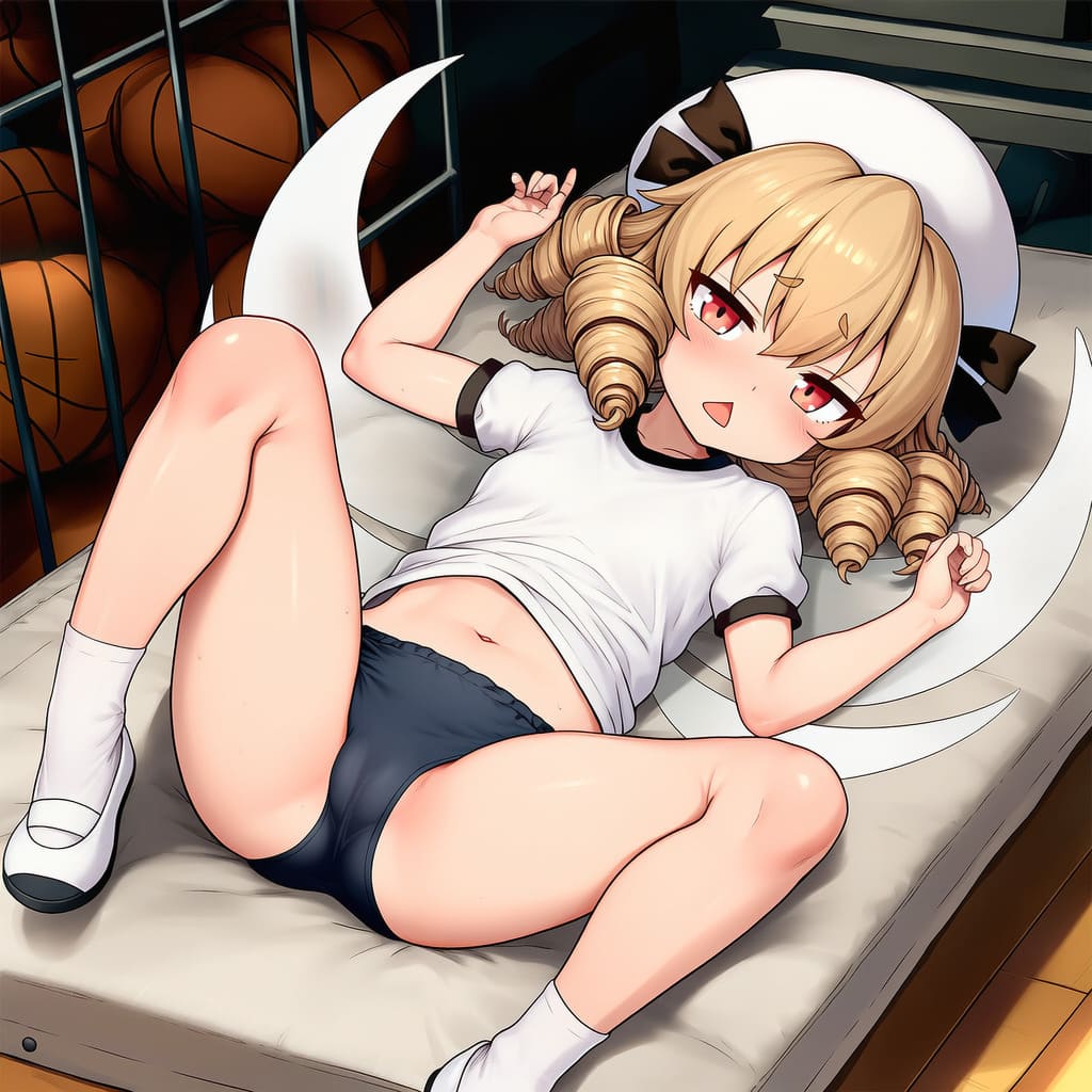 ルナチャイルドのブルマを履いたエッチなイラスト