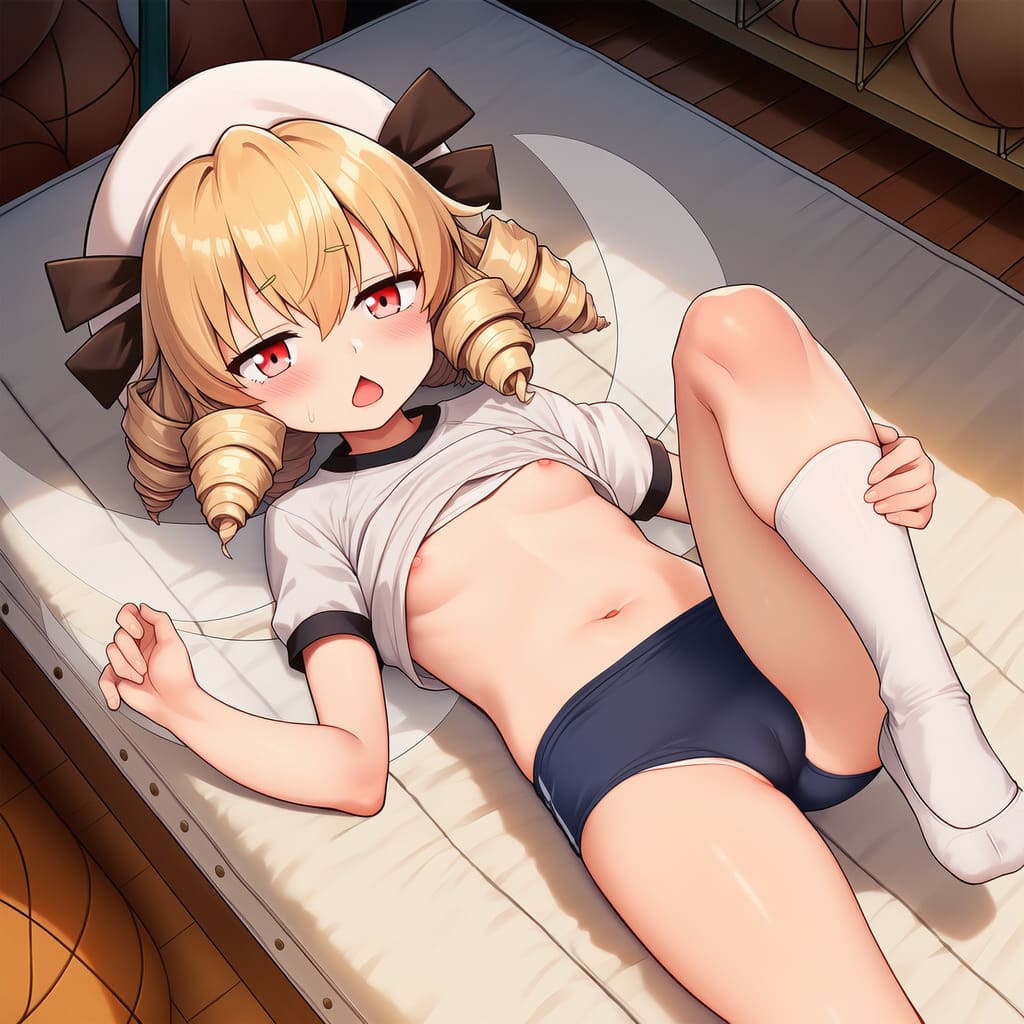 ルナチャイルドのブルマを履いたエッチなイラスト